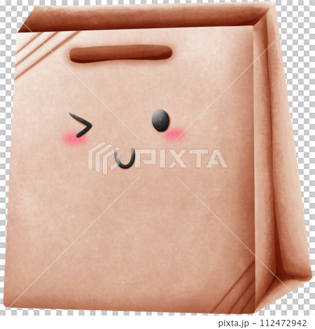 Concept of loving the world. Paper bag Concept of loving the world. Paper bag 112472942