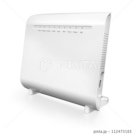 isolated internet modem. 112473183