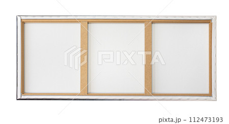 Canvas stretched on the stretcher 112473193