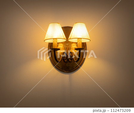 Wall lamp with  shade 112473209