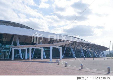 アリーナ、競技場の入口(新青森県総合運動公園 青森県 青森市) アリーナ、競技場の入口(新青森県総合運動公園 青森県 青森市) 112474619