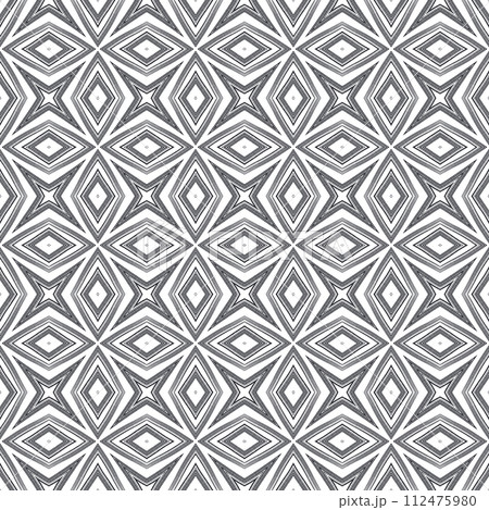 Striped hand drawn pattern. Black symmetrical Striped hand drawn pattern. Black symmetrical 112475980