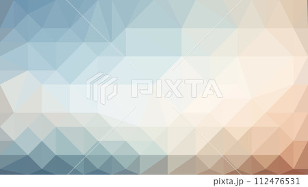 Beige, white and blue vector Low poly abstract colorful background Beige, white and blue vector Low poly abstract colorful background 112476531