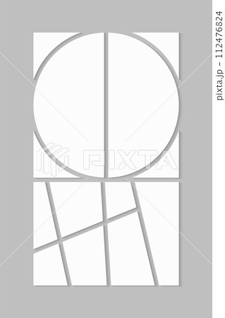 Template collage of nine frames, images, photos 112476824