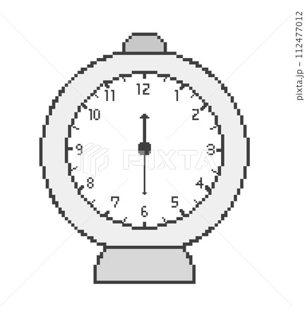 12時半の時計_ドット絵 112477012