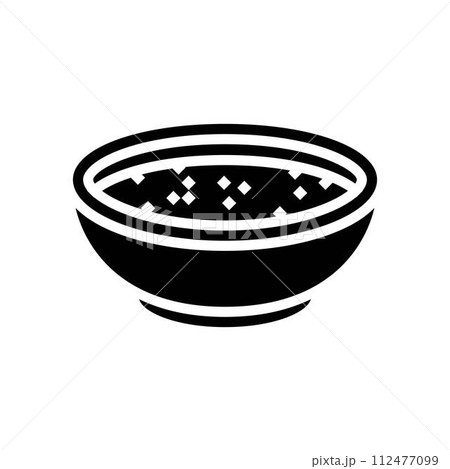 tamarind sauce thai cuisine glyph icon vector illustration tamarind sauce thai cuisine glyph icon vector illustration 112477099