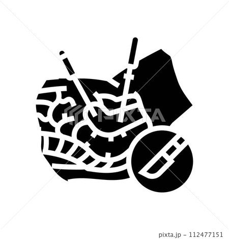 gynecologic laparoscopy glyph icon vector illustration gynecologic laparoscopy glyph icon vector illustration 112477151
