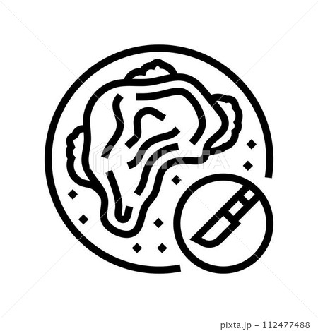debridement surgery line icon vector illustration debridement surgery line icon vector illustration 112477488