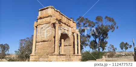 The Capitol Temples Capitolium, Roman ruins of Sbeitla, Sufetula, 2024 112477572