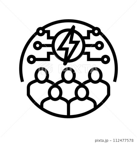 community engagement energy policy line icon vector illustration community engagement energy policy line icon vector illustration 112477578