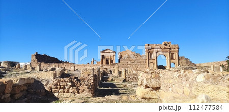 The Capitol Temples Capitolium, Roman ruins of Sbeitla, Sufetula, 2024 The Capitol Temples Capitolium, Roman ruins of Sbeitla, Sufetula, 2024 112477584