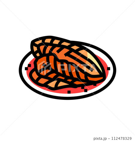 kimchi cabbage korean cuisine color icon vector illustration kimchi cabbage korean cuisine color icon vector illustration 112478329
