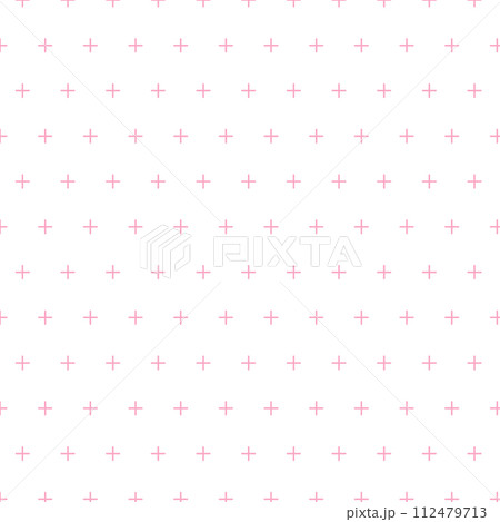 ピンクの十字パターン ピンクの十字パターン 112479713