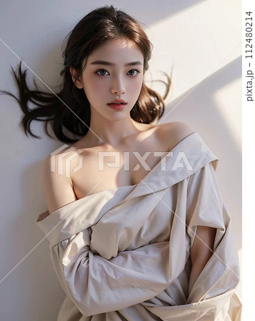 美しい女性のビューティーポートレート 美しい女性のビューティーポートレート 112480214