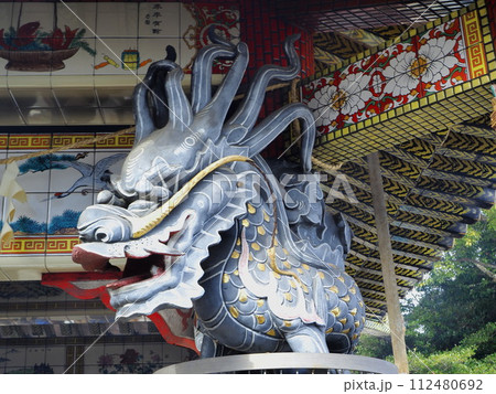 静岡県　吉原　妙法寺　竜神香炉堂　2月 112480692