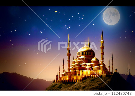 夜のモスク 夜のモスク 112480748