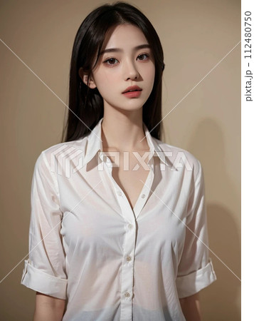 若い女性のポートレート 若い女性のポートレート 112480750