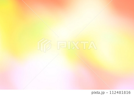 カラフルな玉ボケ・丸ボケ背景　ふんわりとした 112481816