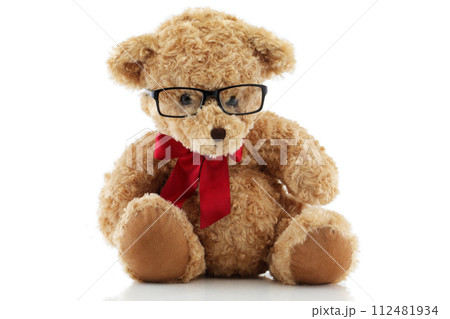 Cute Teddy Bear with glasses Cute Teddy Bear with glasses 112481934