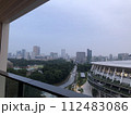 【東京都】ホテルから眺める都心と国立競技場 112483086