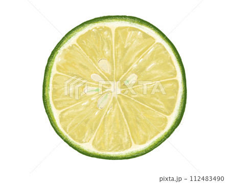 かぼす（断面） 112483490