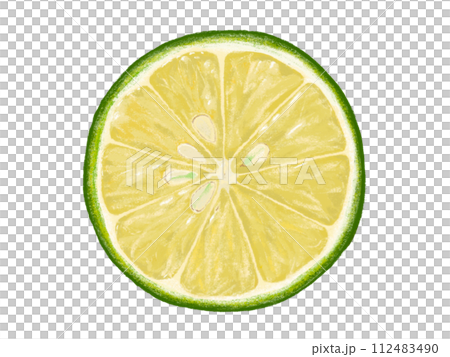 かぼす（断面） 112483490