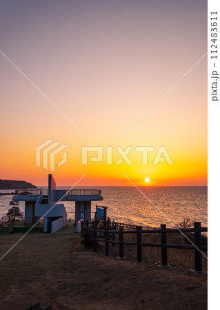 御野立公園の夕景 御野立公園の夕景 112483611