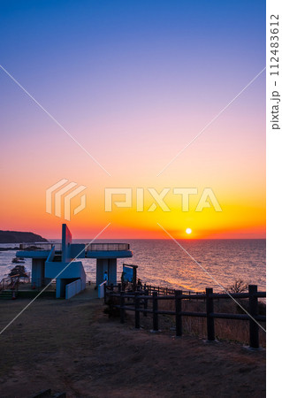 御野立公園の夕景 御野立公園の夕景 112483612