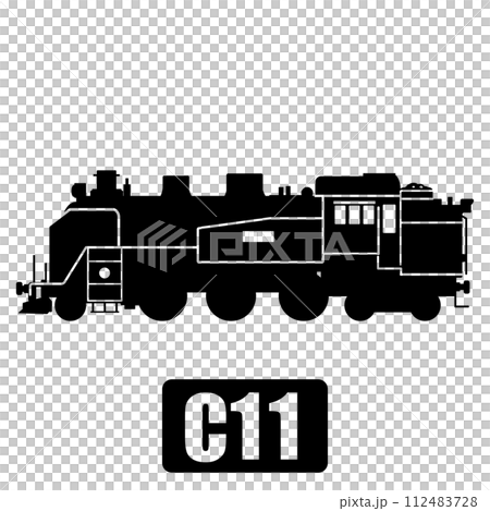SL C11切り抜きイラスト ナンバープレート切り抜き 112483728