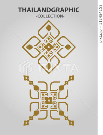 Vector element ethnic decorative ornament ethnic thai illustration 112484155