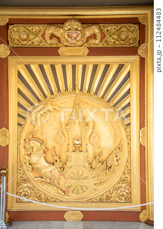 バンコクにあるワットパクナムのとても美しい風景 112484483