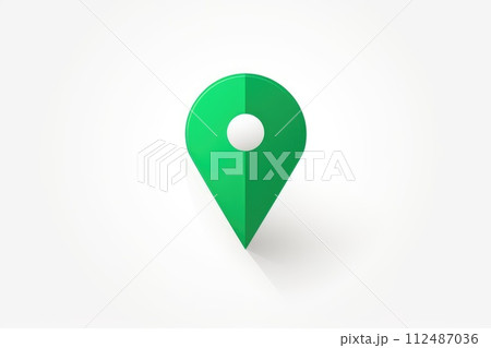 pin location icon for navigation or map, Generative Ai 112487036