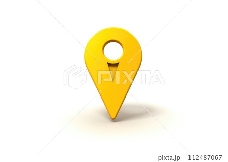 pin location icon for navigation or map, Generative Ai 112487067