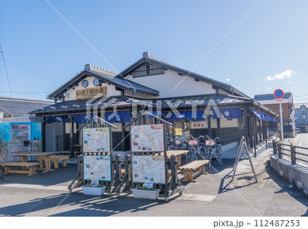 駅前風景 関ケ原駅 駅前風景 関ケ原駅 112487253