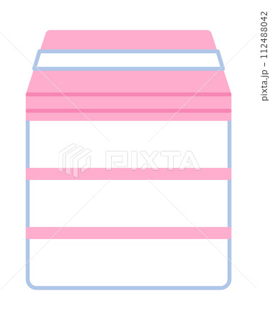 3段重ね弁当箱のイラスト 112488042