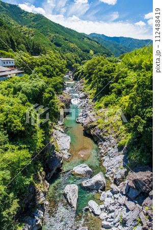 大台町・宮川沿いの夏《宮川上流・領内峡》 112488419