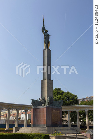Monument to the Heroes of the Red Army in Vienna on Schwarzenberg Square Monument to the Heroes of the Red Army in Vienna on Schwarzenberg Square 112488423