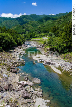 大台町・宮川沿いの夏《宮川上流・領内峡》 大台町・宮川沿いの夏《宮川上流・領内峡》 112488435