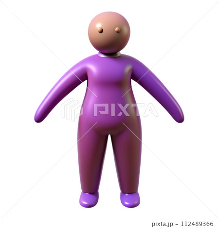 3d model of a blue cartoon character 3d model of a blue cartoon character 112489366