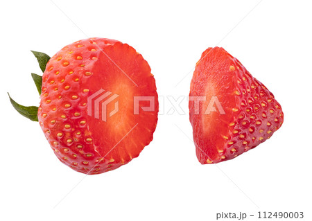 Fresh strawberry isolated on a white background Fresh strawberry isolated on a white background 112490003