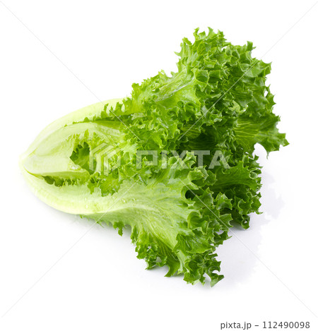 Fresh Frillice Iceberg Lettuce isolated on a transparent background 112490098