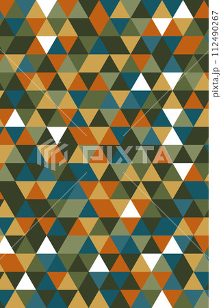 背景イラスト_三角形モザイク_カラフル 背景イラスト_三角形モザイク_カラフル 112490267