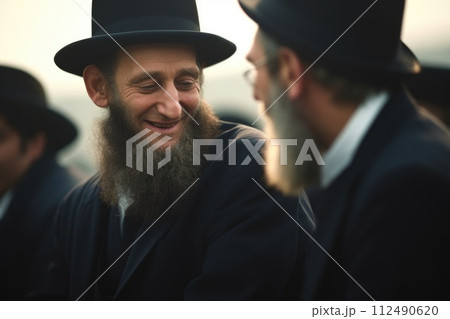 Portrayal of Amish people, traditional...のイラスト素材 [112490620] - PIXTA