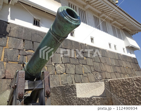 大阪城天守閣の号砲 112490934