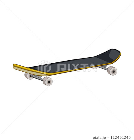 wheel skate board cartoon vector illustration wheel skate board cartoon vector illustration 112491240