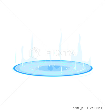 warp portal vfx cartoon vector illustration warp portal vfx cartoon vector illustration 112491441