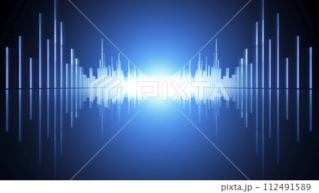 Glass sound waves 112491589