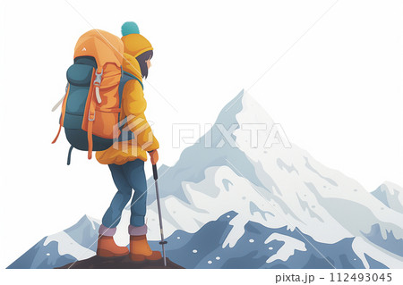 女性　登山 