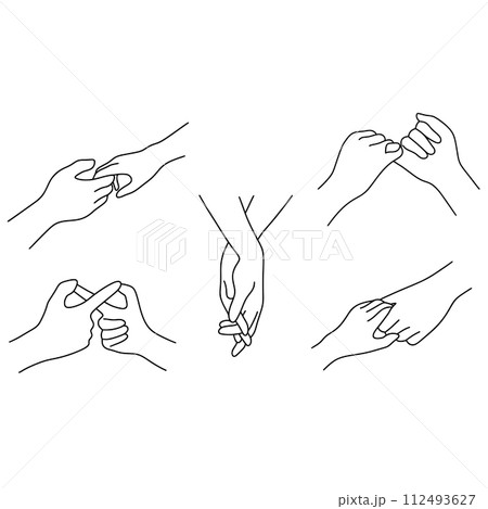 mother hands with daughter, holding hands minimal line drawing png 112493627