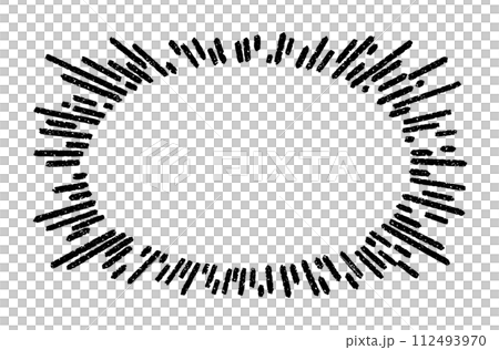 Dusty concentrated lines drawn with rough lines 112493970